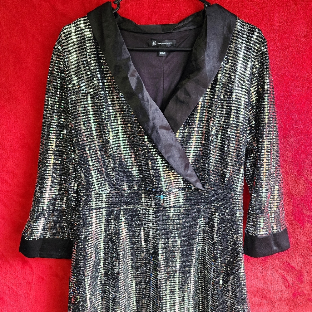 INC Mirror Ball Blazer Mini Dress - Picture 6 of 14